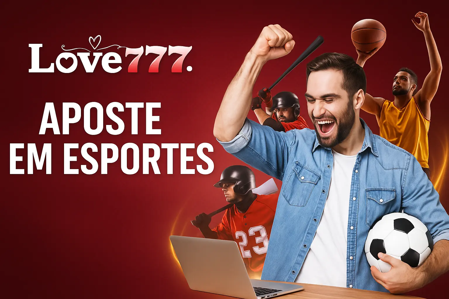 Aposte em apostas esportivas no cassino online Love777